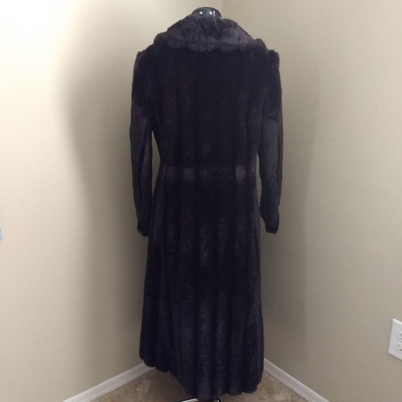 Vintage Dubrowsky & Perlbinder Long Faux Fur Coat - Picture 4 of 10